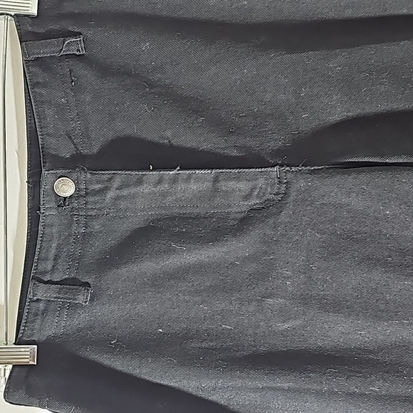 Lauren Jeans Co. Black jeans with no pockets, no size tag. 10? - Picture 2 of 6